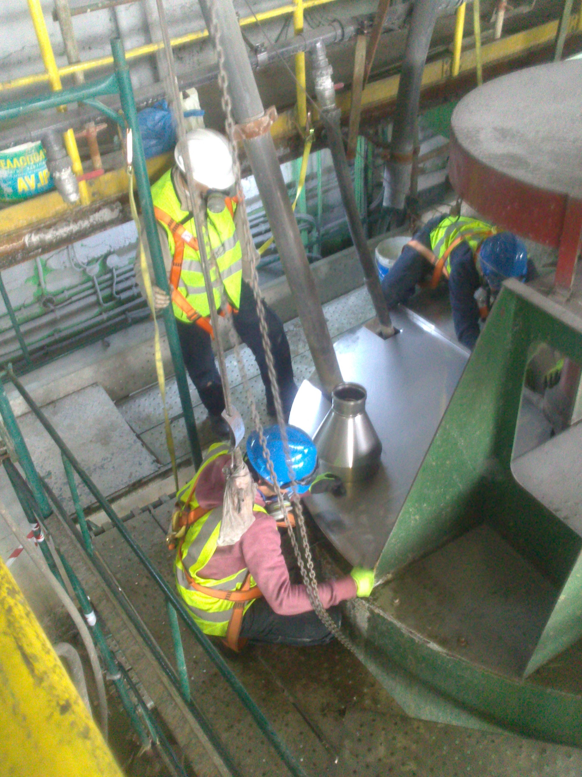 Solution Preparation Tanks – Gas Fumes Extraction System